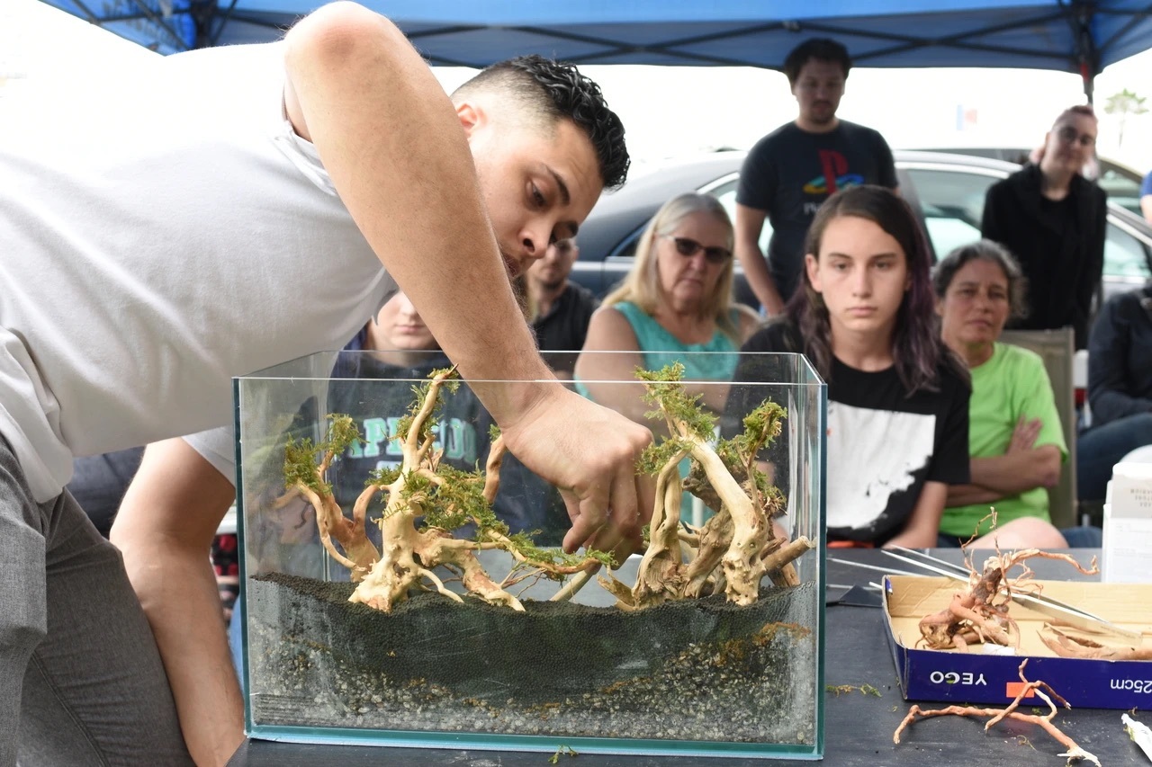 Aquascape workshop in San Diego with Hakkai pet zone sd